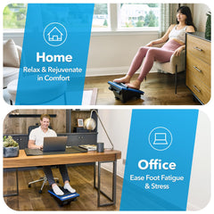 Cord storage keeps setup neat for under-desk use