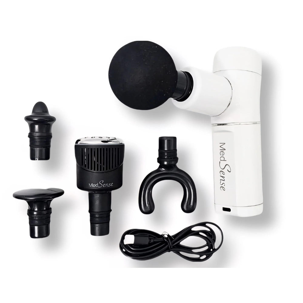 Medsense Absolute Power Road Warrior massage gun delivers deep tissue relief for sore muscles.