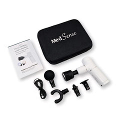 Medsense aluminum body offers durability with lightweight portability.