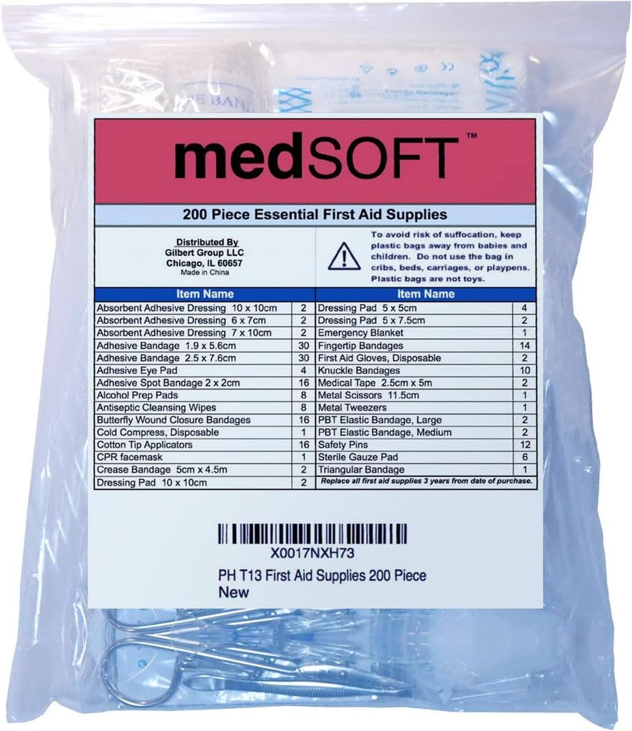 MedSoft CPR facemask included for safe emergency response