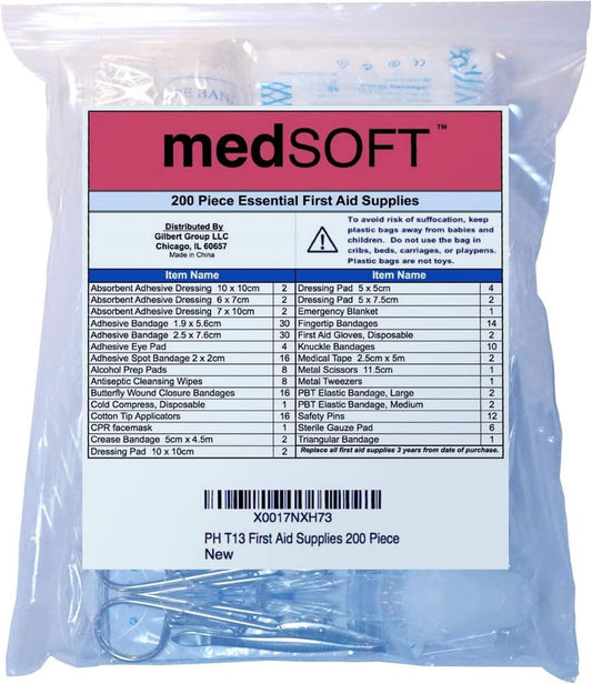 MedSoft CPR facemask included for safe emergency response