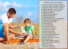MedSoft first aid refill kit suitable for car, dorm, or office