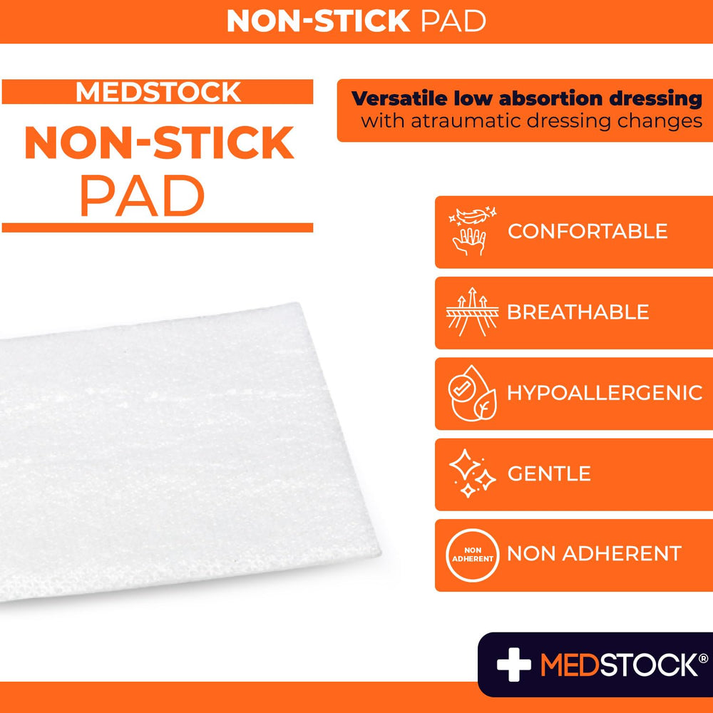 MEDSTOCK gauze pad dressing highlighted for breathable, protective wound coverage
