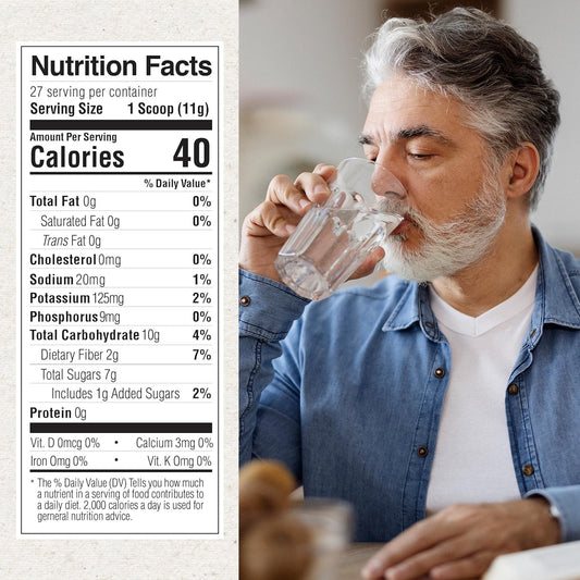 Medtrition Banatrol label close-up highlighting prebiotics for gut support.
