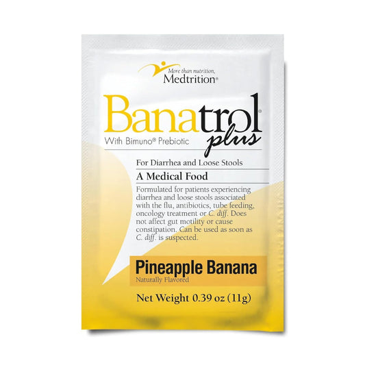 Medtrition Banatrol pineapple bottle for gut support.