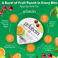 Medtrition Gelatein Fruit Punch close-up texture showing thicker form
