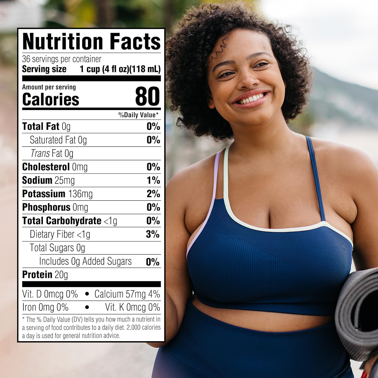 Medtrition Gelatein Lime glass serving emphasizes post-workout convenient snack.
