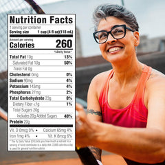 Medtrition Gelatein MCT Peach Mango flavor close-up; appealing taste supports enjoyment