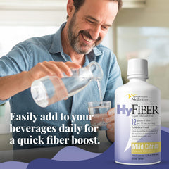 Medtrition HyFiber bottle close-up highlighting fiber content