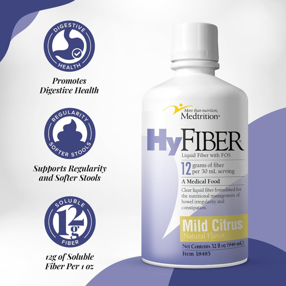 Medtrition HyFiber mixed into a beverage for easy consumption