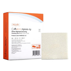 MedVance sterile silver calcium alginate dressing 2x2 pack 10 ready to use