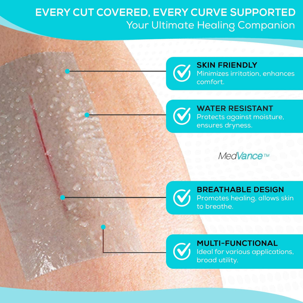 MedVance non-stick dressing tape leaves no residue after removal