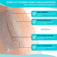 MedVance non-stick dressing tape leaves no residue after removal