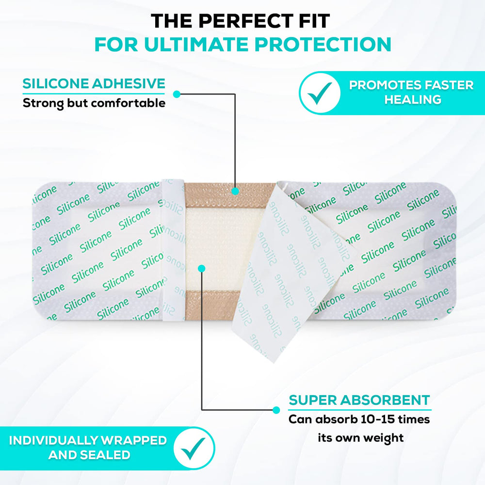 MedVance sterile, individually wrapped dressings ensure clean application and minimize contamination risk.
