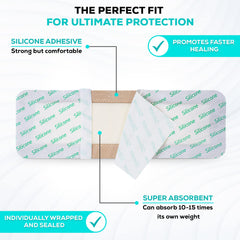 MedVance sterile, individually wrapped dressings ensure clean application and minimize contamination risk.