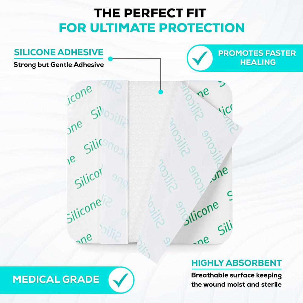 MedVance dressing individually wrapped ensures fresh sterile use even in wet environments