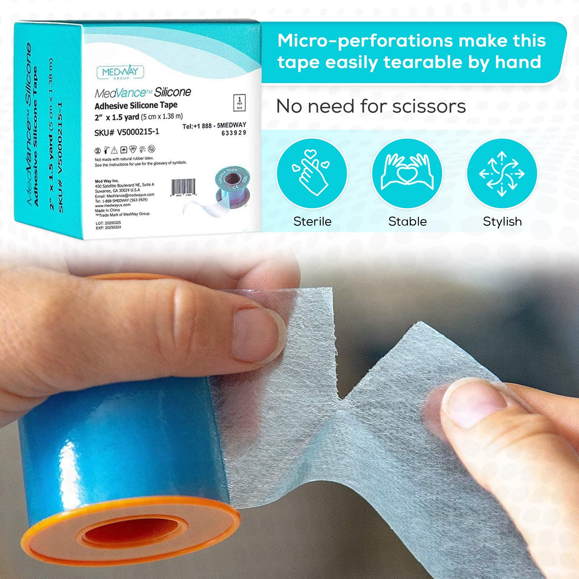 MedVance waterproof barrier detail keeps moisture out while keeping the wound dry