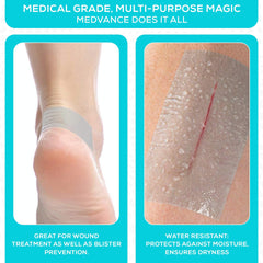 MedVance wide-range applications image highlights use for blisters and minor wounds