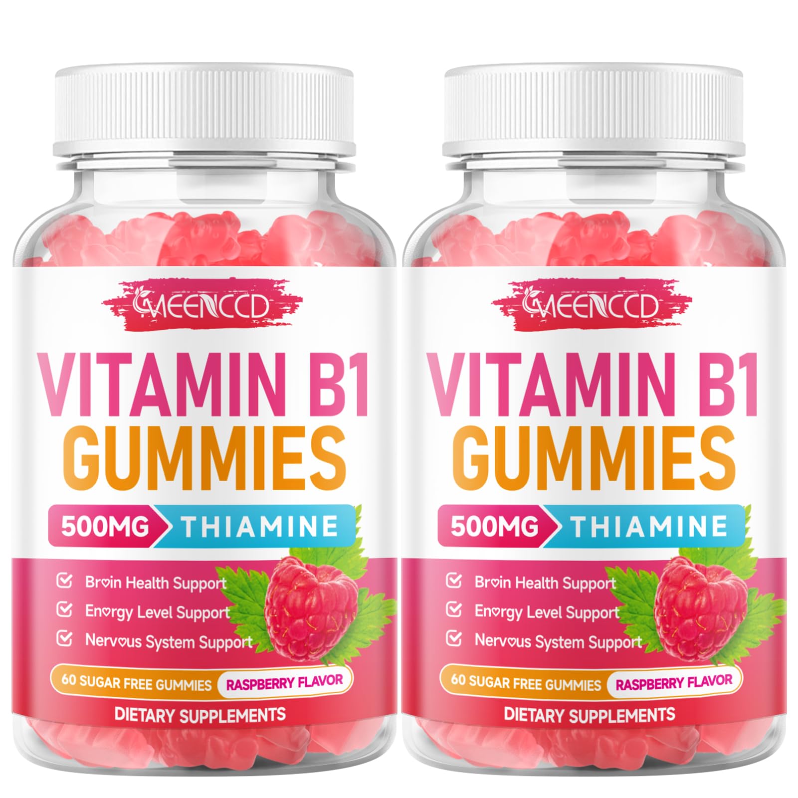 MEENCCD gominolas B1 frambuesa doble pack