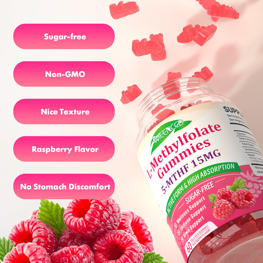 GMP-certified, gluten-free, non-GMO icons on MEENCCD bottle