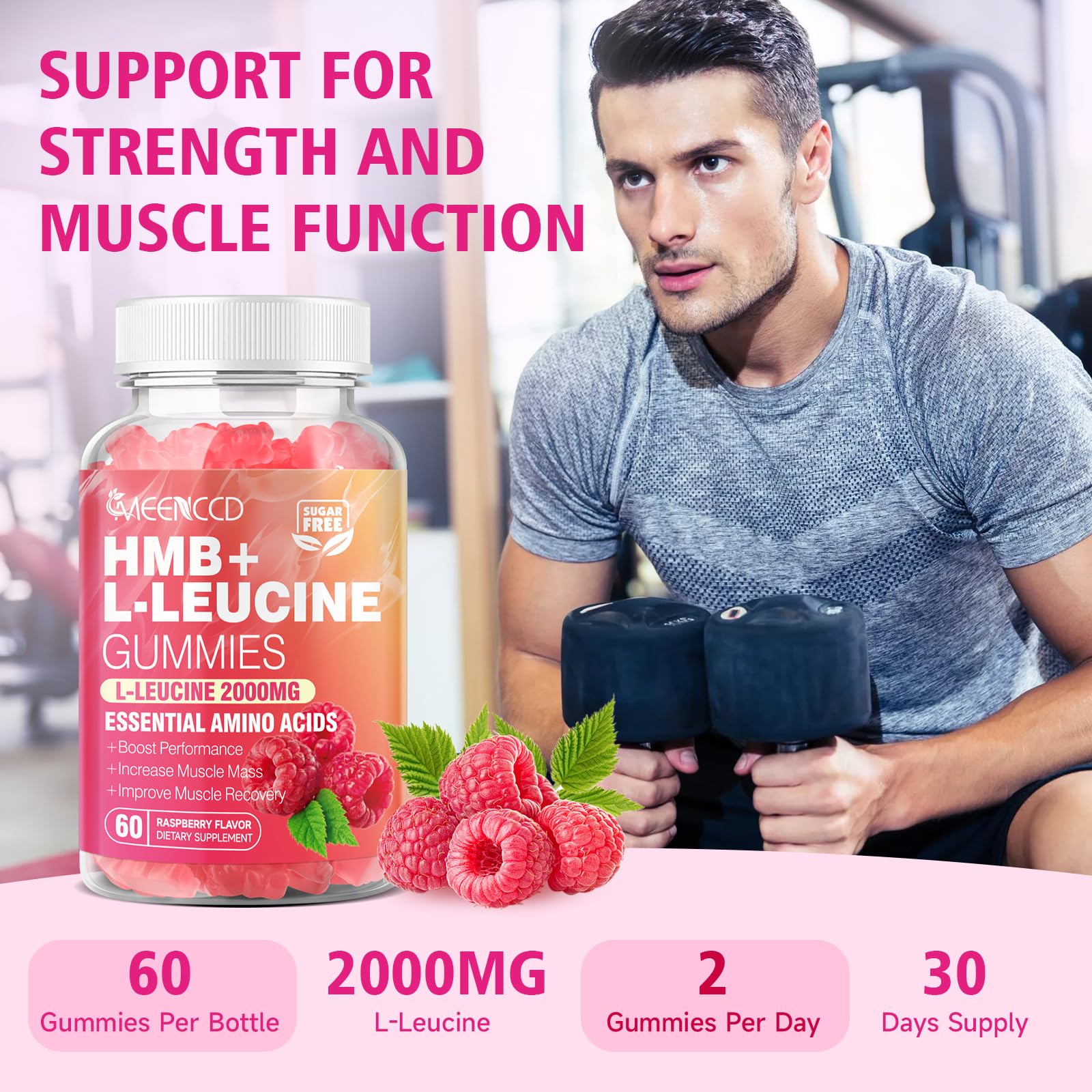 MEENCCD layout emphasizes muscle health benefits.