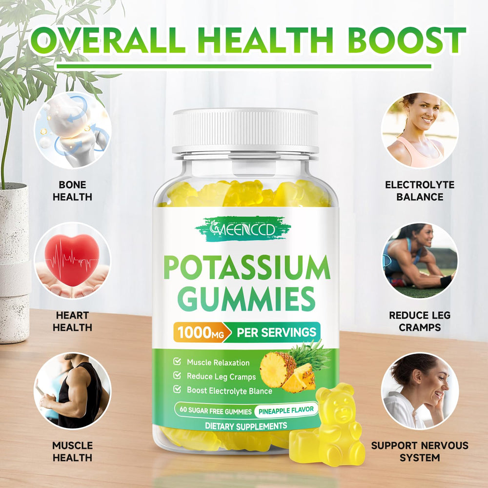 Gummies packaging label highlighting vegan, non-GMO, sugar-free formula.