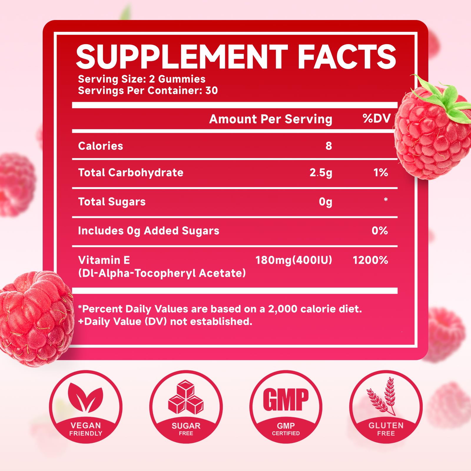 MEENCCD 2-pack Vitamin E Gummies packaging highlights convenient bundle