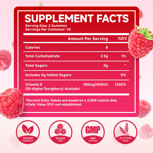 MEENCCD 2-pack Vitamin E Gummies packaging highlights convenient bundle