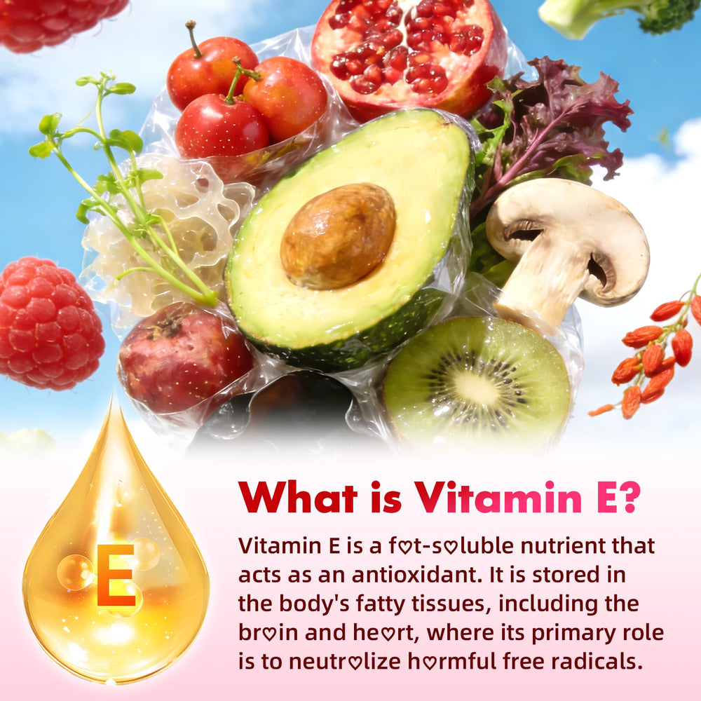 MEENCCD Vitamin E Gummies dosage guidance of two per day