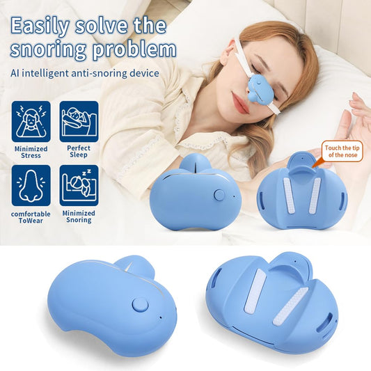 MEETCARE snoring detection up to 40 dB activates gentle nasal vibration during sleep