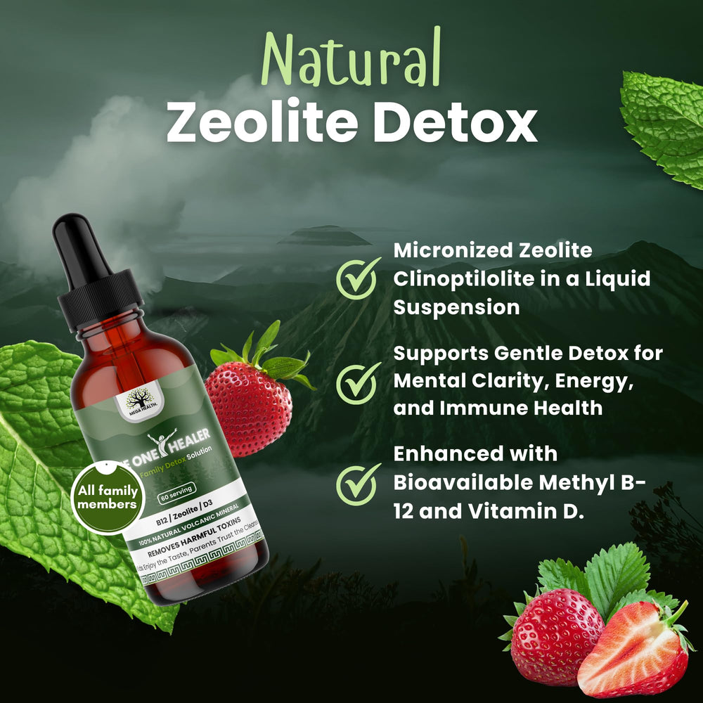 Vitamin D3 inclusion in MEGA HEALTH Zeolite Detox for daily wellness