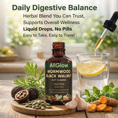 Megacephalus All Glow liquid drops showing dropper for precise dosing