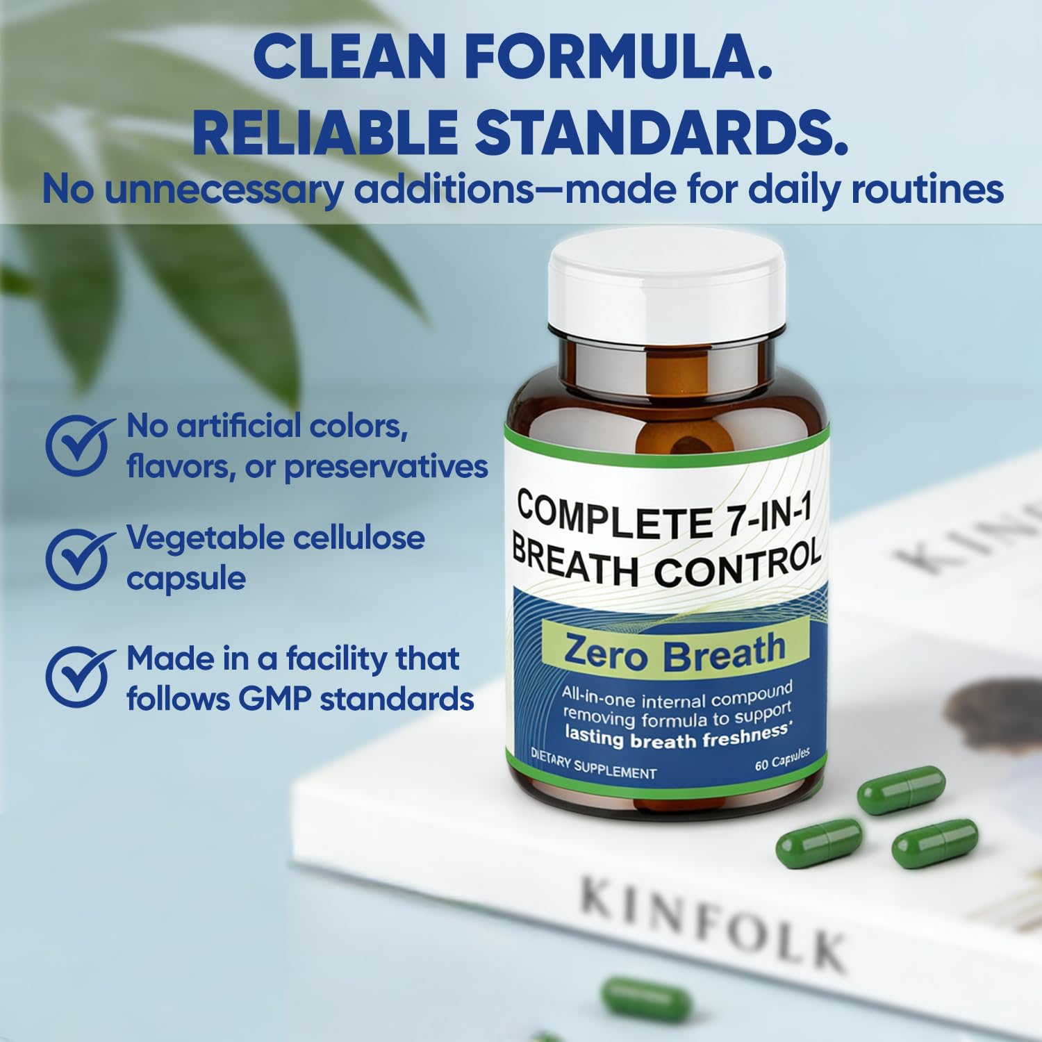 Magnesium citrate detail suggests digestive and oral support in daily routines.