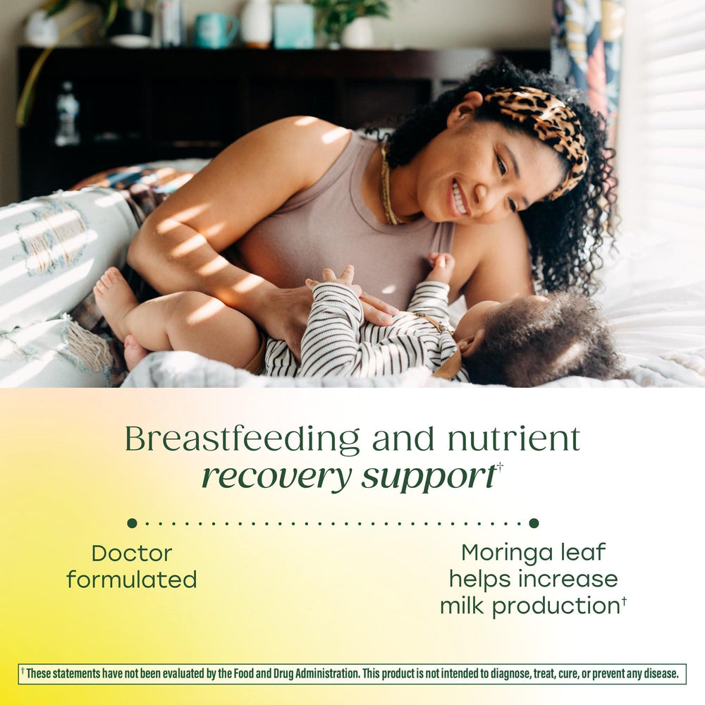 Moringa leaves included in MegaFood Baby & Me 2 formulation suggesting lactation support.