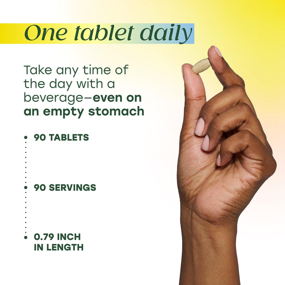 MegaFood Balanced B Complex daily use on a morning routine for sustained energy.