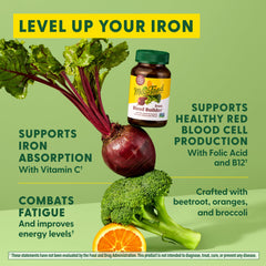 MegaFood Blood Builder vegan-friendly icon indicating plant-based iron