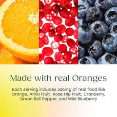 MegaFood Complex C bottle label emphasizing gluten-free and vegan certifications