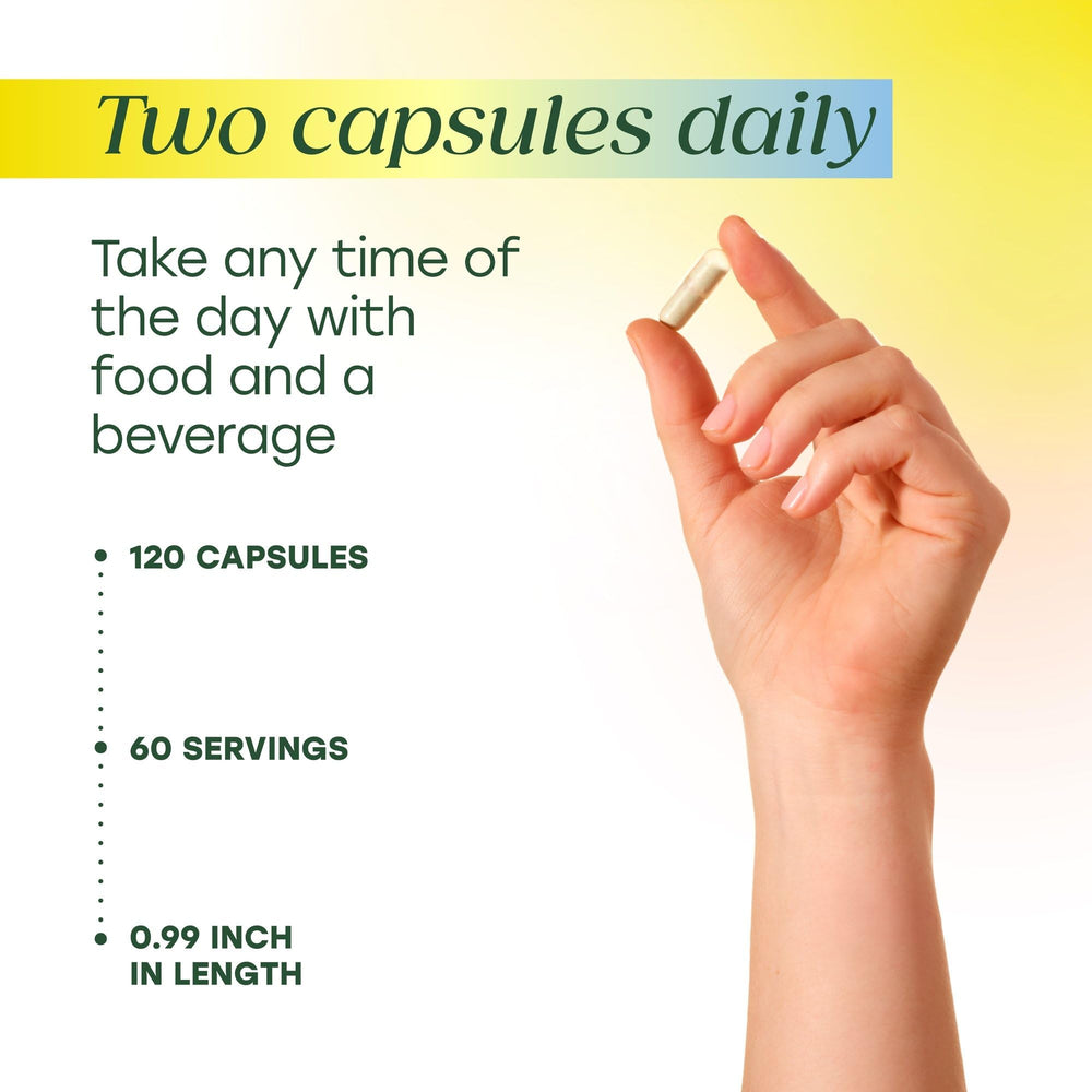 MegaFood espinaca real: 50 mg por porción como aporte alimentario natural.