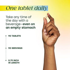 Non-GMO, gluten-free, vegetarian MegaFood multivitamin package for clean label confidence.