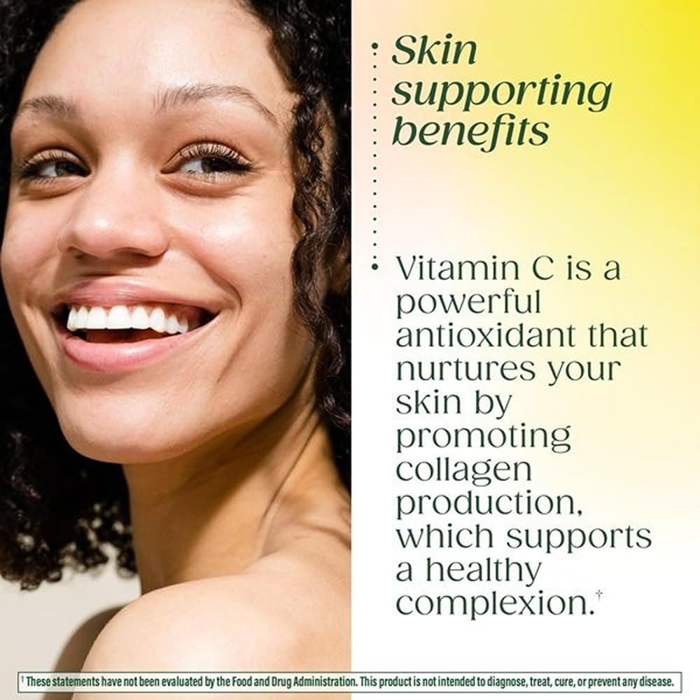 Ingredients panel on MegaFood Liposomal Vitamin C bottle highlighting vegetarian formula.