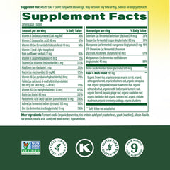 MegaFood Men 40+ tablets arranged for daily intake
