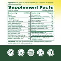 MegaFood Men’s Whole Body Multivitamin Gummies bottle side view showing packaging details.