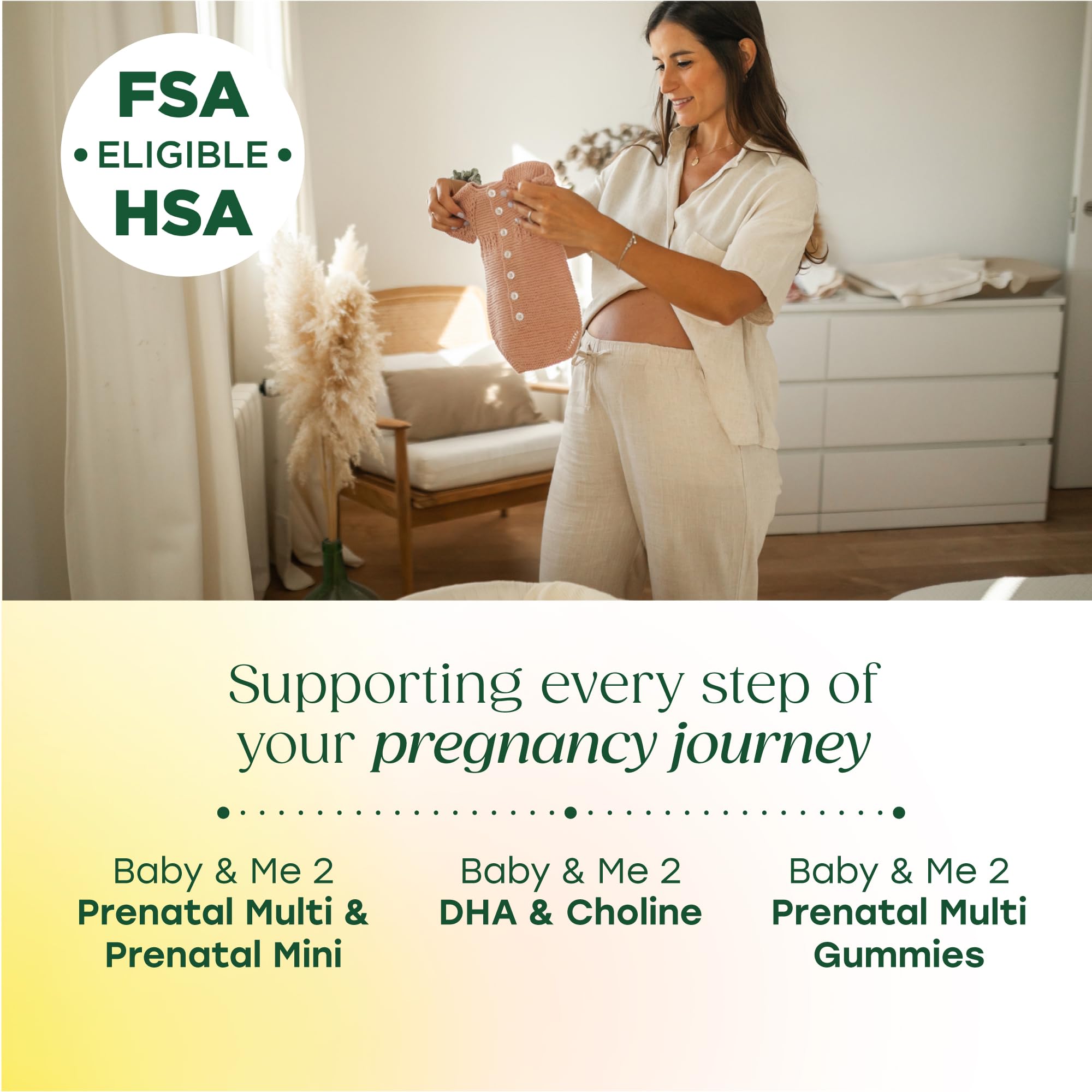 MegaFood mini-tablet size comparison highlighting compact prenatal nutrients.