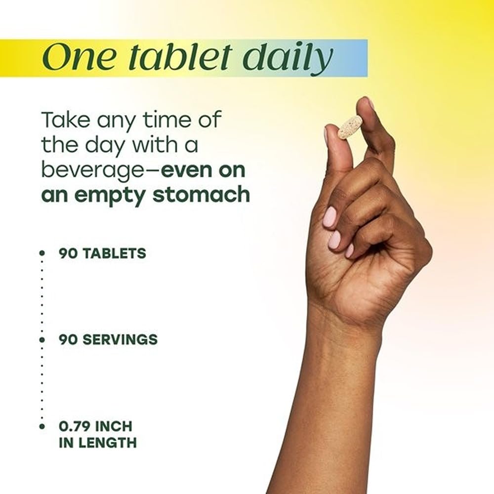 MegaFood One Daily ingredients list on pack.