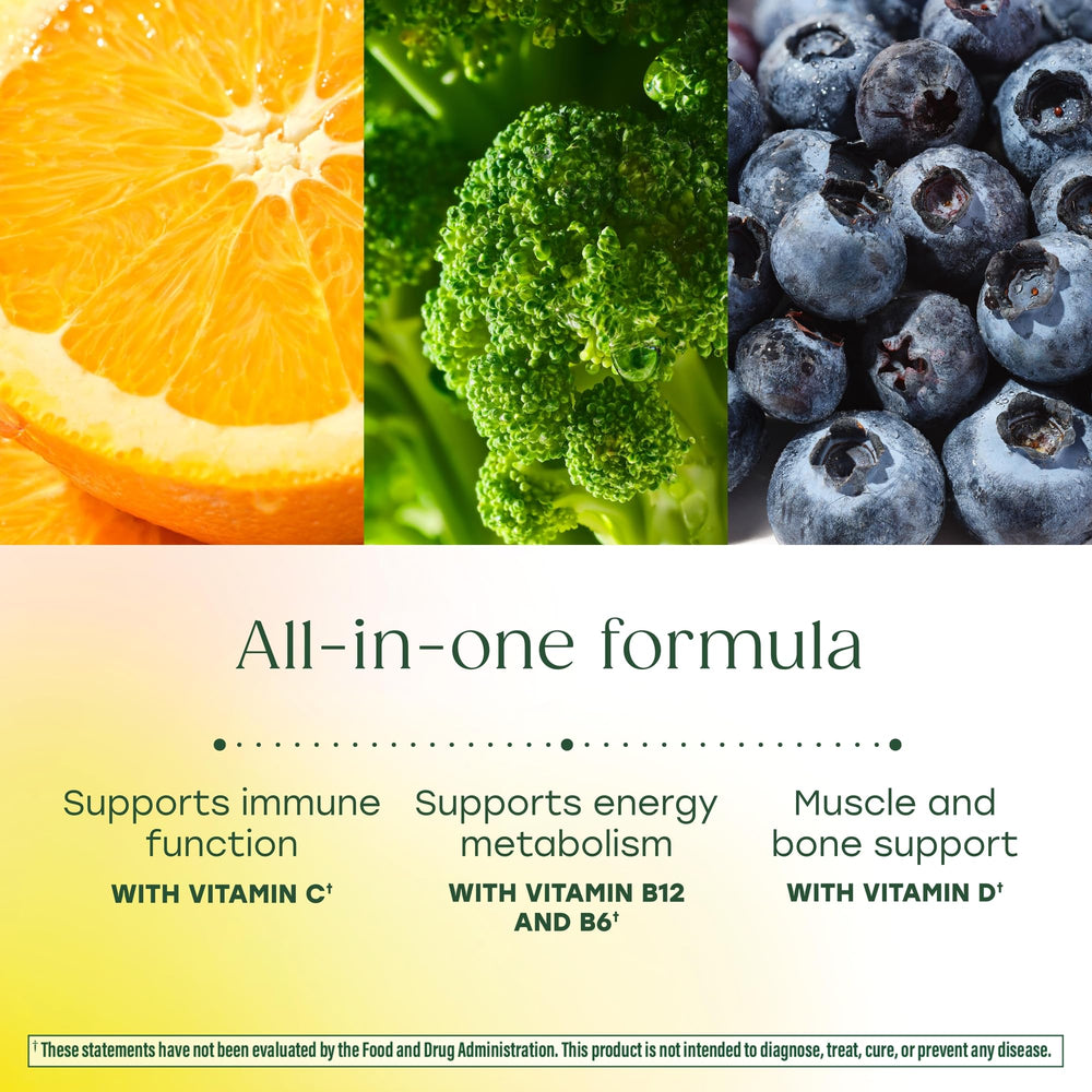 MegaFood One Daily Men's Multivitamin tablet close-up shows compact daily dose.