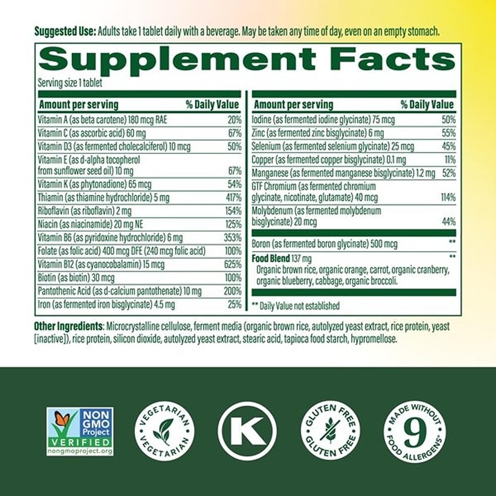 MegaFood One Daily Immune Support highlights vitamin C and zinc for immune resilience.