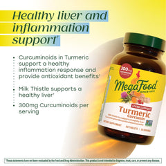 Milk thistle blend on MegaFood label highlighting liver-support ingredients