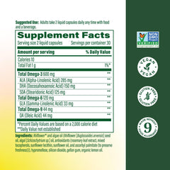 MegaFood Vegan Omega capsules close-up highlights convenient daily plant-based omega.