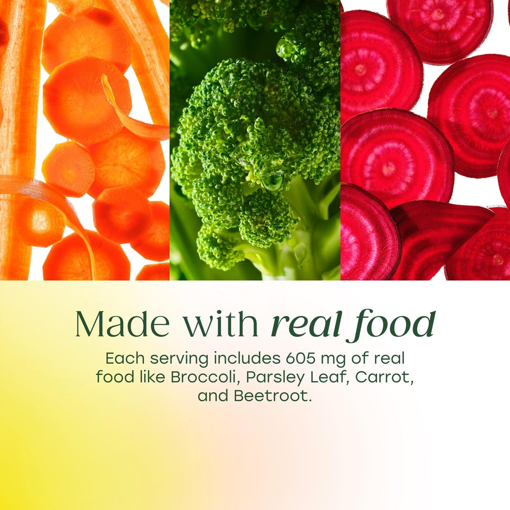 MegaFood Vitamin D3 from colorful whole foods offers natural nutrients.