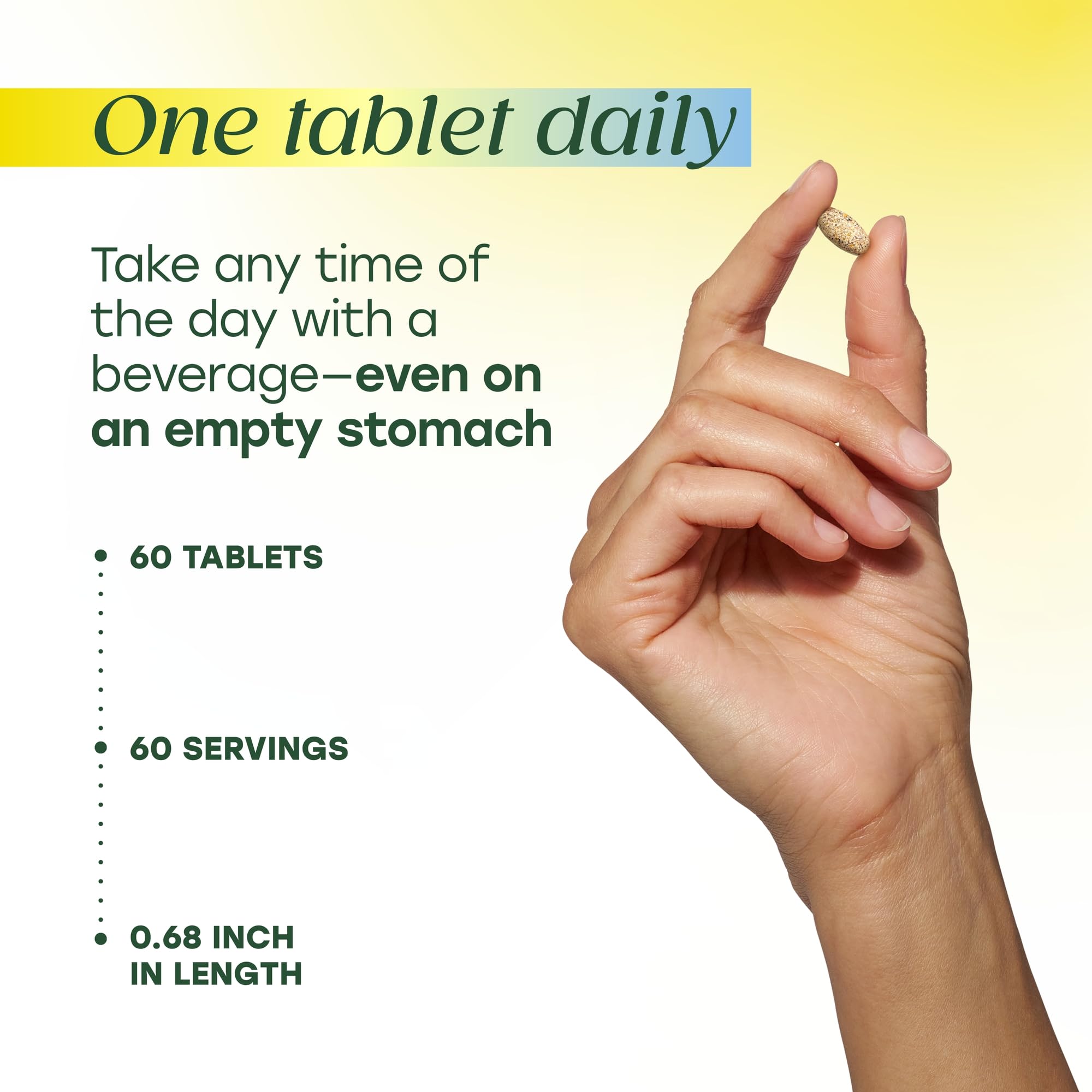 Vitamin D3, C, and zinc shown for immune-friendly daily care.